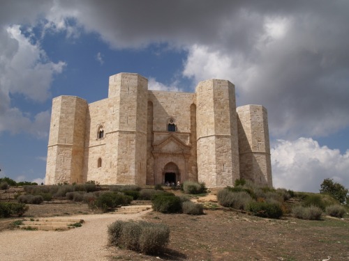 Castel del Monte (Italian: Castle of the Mount) is a 13th-century castle situated in Andria in the A