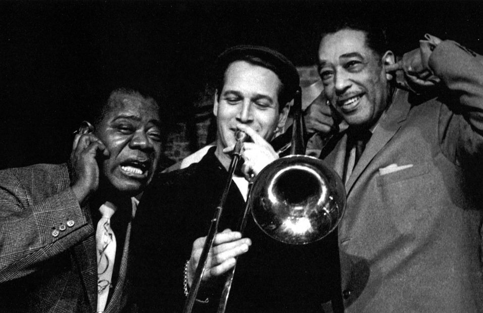 thelittlefreakazoidthatcould:
“ Louis Armstrong, Paul Newman and Duke Ellington on the set of Paris Blues, 1961.
”