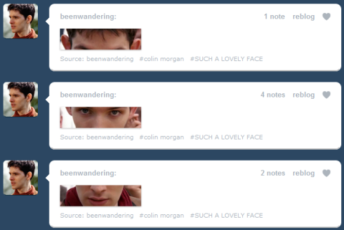 fyeahcolinmorgan:Ha, this was cool to see when I was going through the ‘Colin Morgan’ tracked tag.