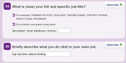 “Choose your own job title for the UK Census”, they said.
ObXkcdLink.