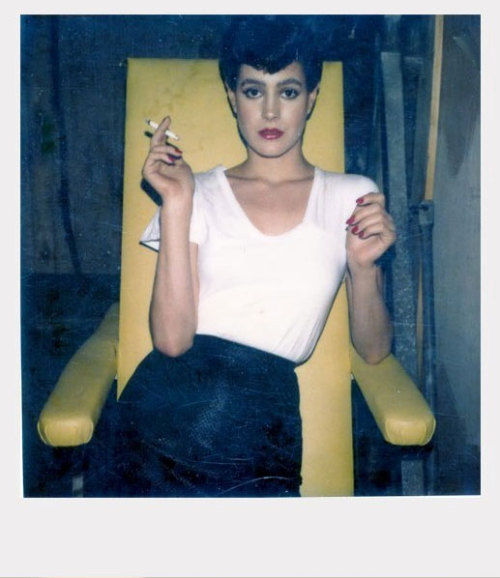 1187hunterwasser: Sean Young on shooting of Blade Runner (from Mary Sean Young polaroid collect