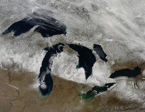 The Great Lakes (by NASA Goddard Photo and Video)
Thank you, glaciers.