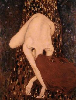 estonoesuntumblr:  by Gustav Klimt 