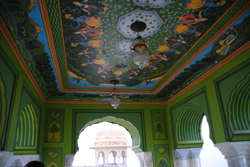 Restoration of Jal Mahal, Jaipur - palace interior and roof garden