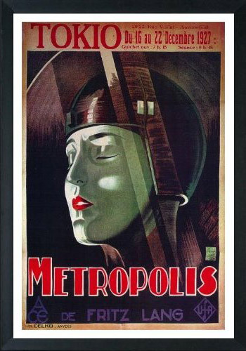 Metropolis Framed Movie Poster This old movie poster for “Metropolis” looks simply amazing!
Approximate 27 x 40 Inches - 69cm x 102cm
Custom hand crafted frame
Buy this framed poster on Amazon.
More recommended prints.
__
posted by weandthecolor //...