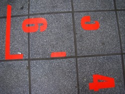 &ldquo;Pavement With Numbers&rdquo; Photo by petrito 