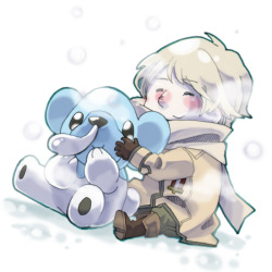 vidot:  valkyr-:  vidot:  awww &lt;3  &gt; stares at whatever he’s holding  You know…I have no idea wtf that is but it’s so cute &lt;3  CUBCHOO AND RUSSIA &lt;33