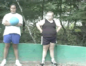 Eu na educação física:
