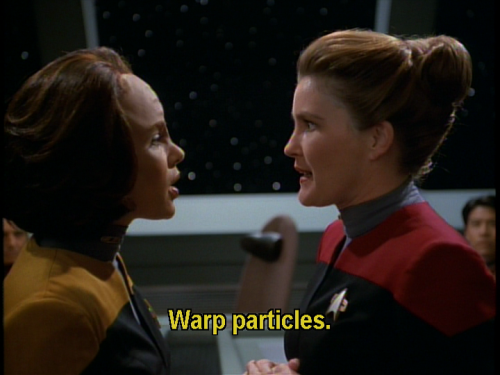 Originary moment of my love for VOY. Prooftext.WARP PARTICLES!paramaline:Their relationship is so fu