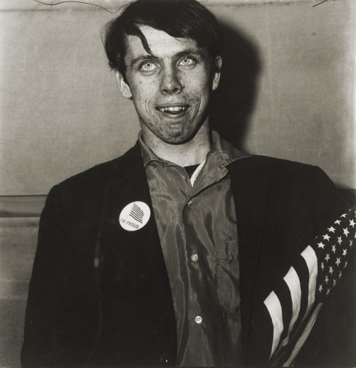 Sex patriotic young man with flag, NY photo by pictures