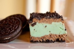 prettyfoods:  Chocolate Mint Icebox Dessert