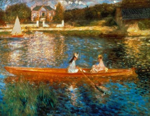 The Seine at Asnieres, Pierre Auguste Renoir