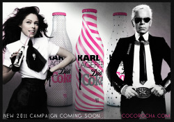 oh-so-coco:  A year ago this month I was announcing my part in a new collaboration between Coke and Karl Lagerfeld - I’m happy to tell you that it was so successful that we are all doing it again this year!! This time there is a twist though and I can’t