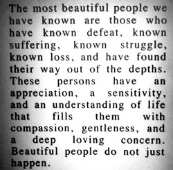 Beautiful People Do Not Just Happen
