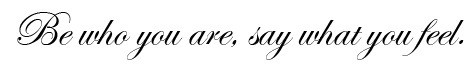because those who mind don’t matter and those who matter don’t mind.