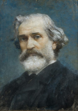 thecabinet:  Portrait of Verdi (1887), Francesco Paolo Michetti Museo di Casa Barezzi (Busseto) 