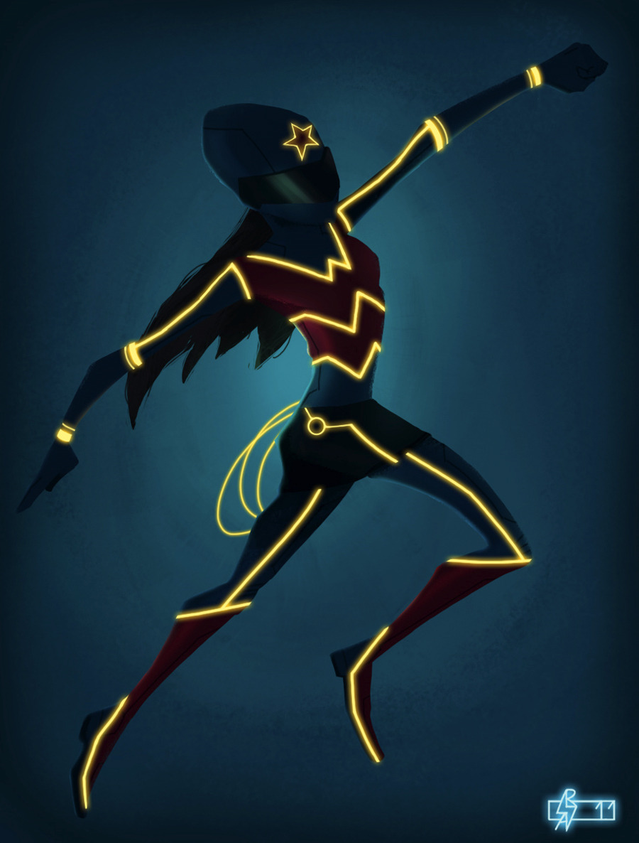 sunkenbelowthesea:   Wonder TRON -  by Andry Rajoelina Art Blog || deviantART ||