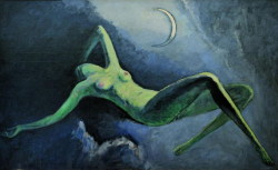 amare-habeo:  Kees van Dongen (1877 - 1968) La nuit ou la lune découpée 