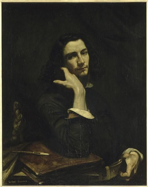 eraseourhead:  niaiseries:  Gustave Coubert(autoportait)  