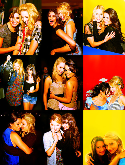 echofades:  Favourite Real-Life Female Friendships || Lea Michele &amp; Dianna