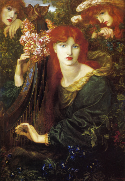 the-crows-nest:  La Ghirlandata (The Bower Meadow) (1873) by Dante Gabriel Rossetti 