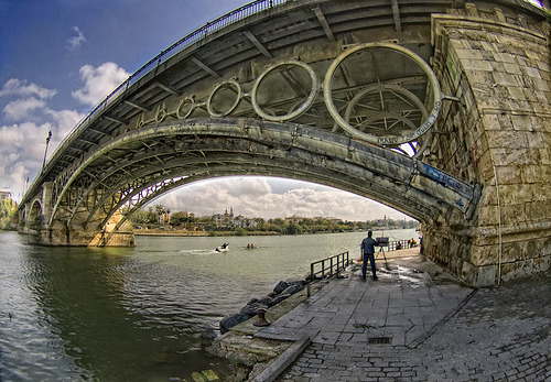 Puente de Triana, Seville, Andalusia, Spain© anrapu