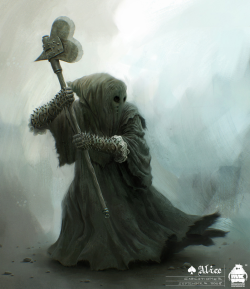 &ldquo;Alice In Wonderland&rdquo; Executioner Concept Art by Michael Kutsche