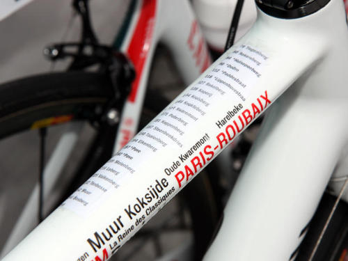 lovebikes:Omega Pharma Lotto, Ronde van Vlaanderen bikeOver on Twitter, @Flammecast posted a beautif