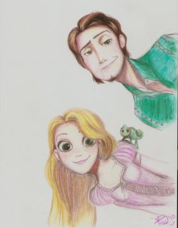 fuckyeahtangled:  hand drawn by Asylum-Countess