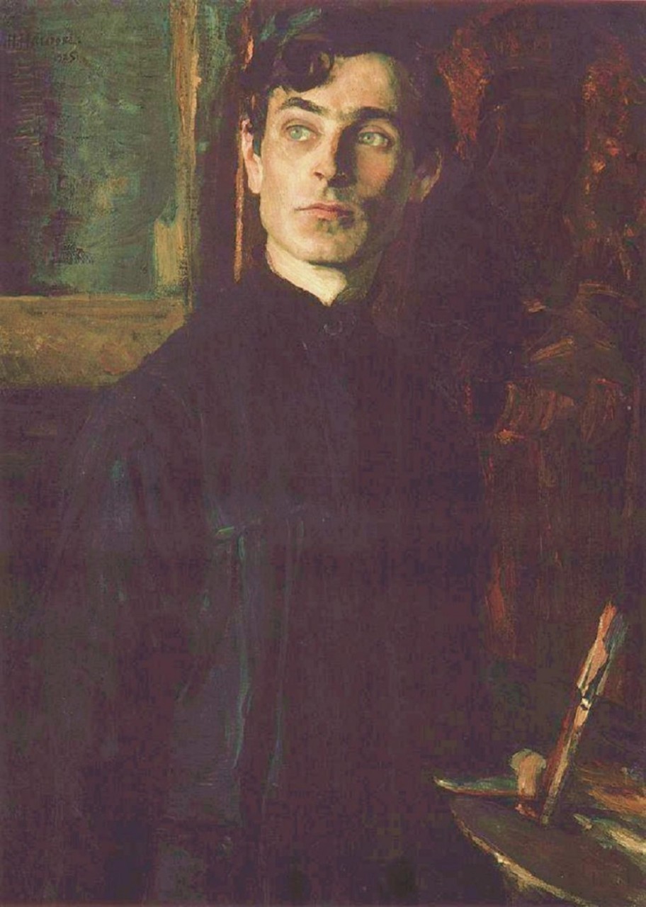 madpage613:   A Portrait of Pavel Korin (Mikhail Nesterov, 1925). A portrait of