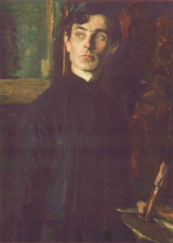 Madpage613:   A Portrait Of Pavel Korin (Mikhail Nesterov, 1925). A Portrait Of