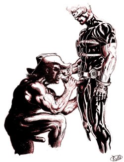 comicboners:  Wolverine & Cyclops  