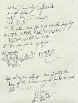 Handwriting Meme, tagged by saroux  1) YOUR NAME/TUMBLR NAME. 2) RIGHT-HANDED, LEFT-HANDED, OR AMBIDEXTROUS? 3) FAVORITE LETTERS TO WRITE. 4) LEAST FAVORITE LETTERS TO WRITE. 5) WRITE “THE QUICK BROWN FOX JUMPS OVER THE LAZY DOG.” 6) WRITE THE