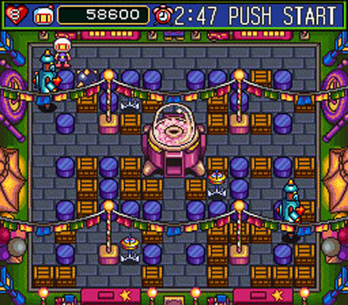 Super Bomberman 5 (1997, SNES) - Multiplayer Mode (Group 6 of 6