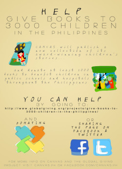 Pinoytumblr:  You Can Help Give Books To 3000 Kids In The Philippines And Promote