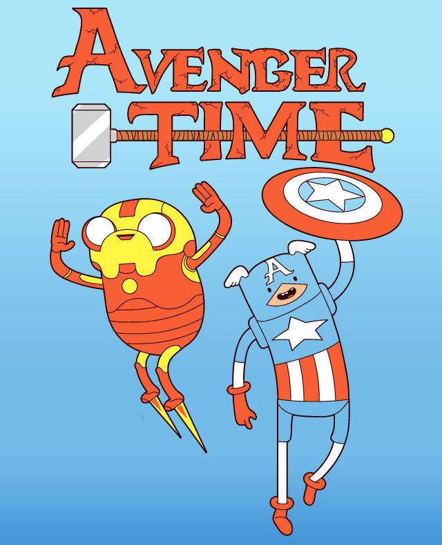 Finn and Jake have been given an ultimate superhero enhancement thanks to Steven Lefcourt. Vote for this design very soon over at Threadless!
Related Rampages: The Chiefs | Dr. Swiss (More)
Avenger Time! by Steven Lefcourt (Flickr) (Twitter)
Via:...