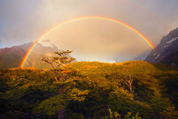 rorschachx:  Double Rainbow - Los Glaciares National Park, Patagonia, Argentina (photo by Ian Plant) 