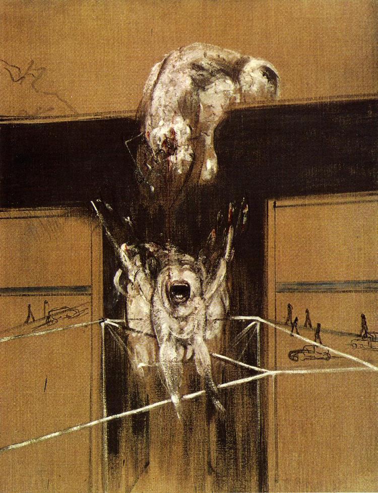 beetleinabox:   Francis Bacon, Fragment of a Crucifixion, 1950 (Stedelijk Van Abbemuseum,
