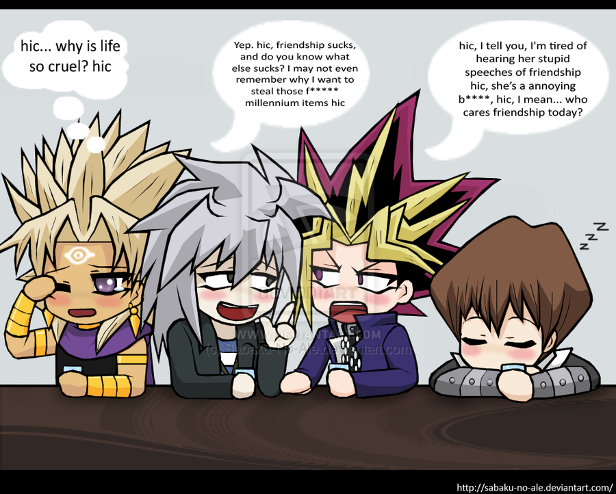 dancingphantom:  why does yami malik look the cutest in this pic XDXD 
