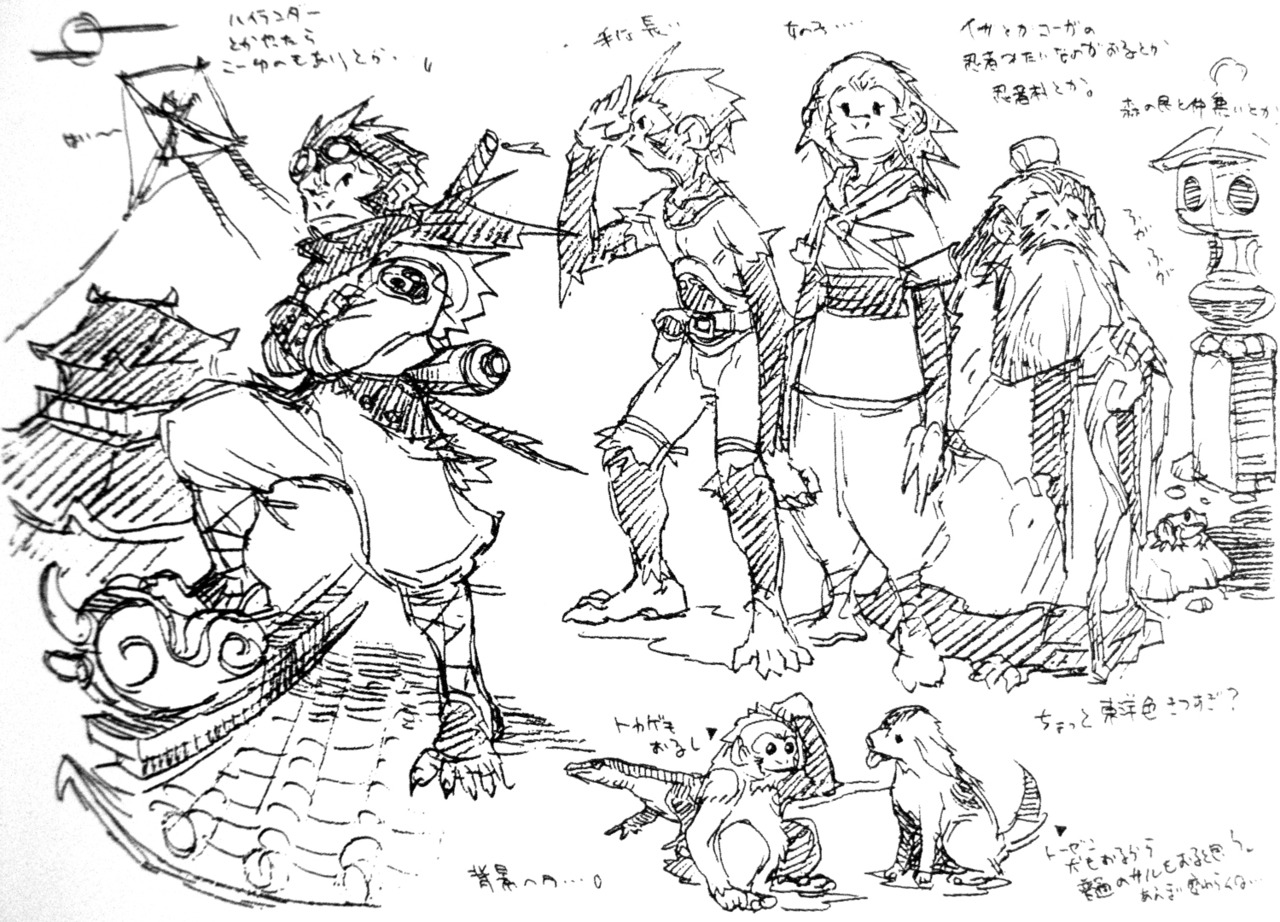 monkeysuitless:  BoF4 character sketches -Tatsuya Yoshikawa 