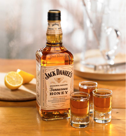 Jack Daniel’s Tennessee Honey package design  A brand-new honey liqueur made with Jack Daniel’s whiskey. This product is targeted to people who like the Jack brand but are not whiskey drinkers. The design communicates a light, smooth flavor