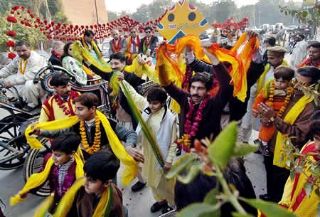 pakistani:  Jashn-e-Bahaaran (trans. Spring Festival and aptly called Basant). The