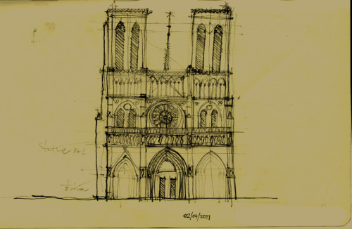 fuckyeahmoleskines:  Notre-Dame de Paris  I want to visit this place.  I hope I can feel something when I’m there.