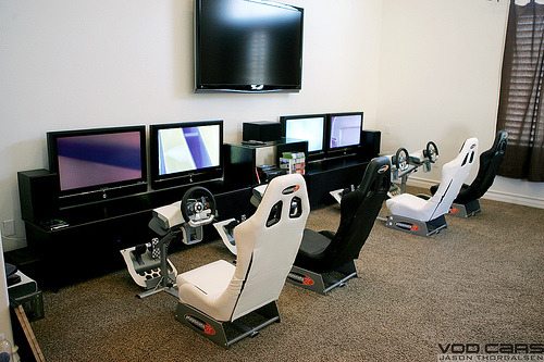 yogifatlace:  When I get my own place. this IS happening… 4Man GT5 Drift Tandem