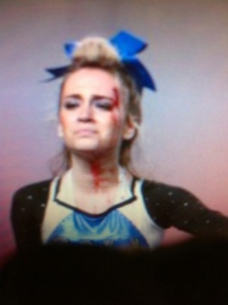 theworldofcheer:  she doesnt even care 