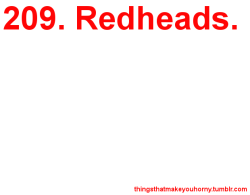 FUCK YEH REDHEADS ;D