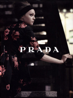 Sasha Pivovarova by Steven Meisel for Prada