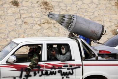 Kickin’ in the front seat, sittin’ in the back seat! Shootin’ off rockets with my friends!
Photo - Reuters