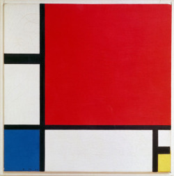 cavetocanvas: Composition II in Red, Blue,