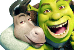  Shrek: Mas eu te fiz chorar, porque ainda está aqui?Burro: Amigos não são apenas pra risadas e momentos felizes. 